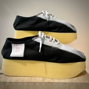 MARNi BRUSH STROKE PLATFORM SNEAKERS 39.5 Euro 9.5 US